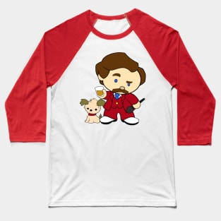 Hello Burgundy Baseball T-Shirt